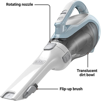 BLACK+DECKER dustbuster AdvancedClean Pet Cordless Handheld Vacuum with  Motorized Head, Purple (HLVA325JP07)