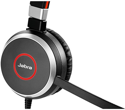 Jabra Evolve 40 Professional Wired Headset, Stereo, UC-Optimized –  Telephone Headset for Greater Productivity, Superior Sound for Calls and  Music