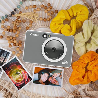  Canon Ivy CLIQ+ Instant Camera Printer, Smartphone Photo  Printer Via Bluetooth(R), Ruby Red : CANON: Office Products