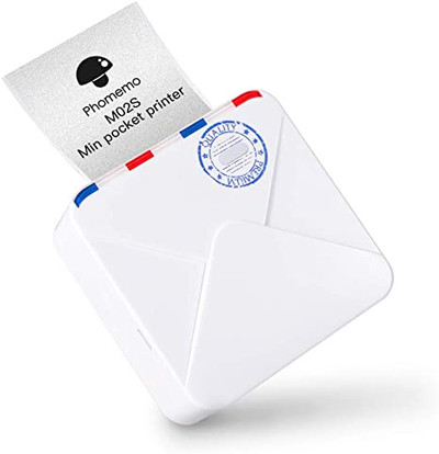 Phomemo White Self-Adhesive Thermal Paper, Glossy Printable Sticker Paper  for Phomemo M02/M02 Pro/M02S/M03 Bluetooth Pocket Mobile Printer, Black on  White, 50mm x 3.5m, Diameter 30mm, 3-Rolls - Blumaple LLP