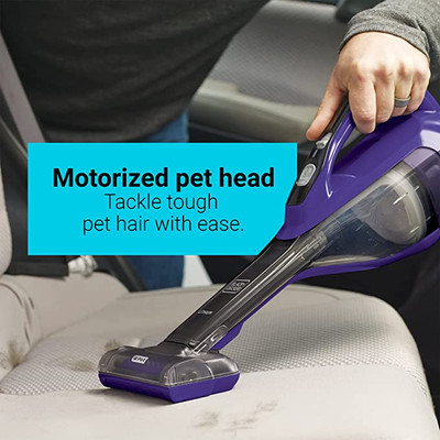 Black & Decker HLVA325JP07 Pet - Cordless Hand Vacuum - Purple