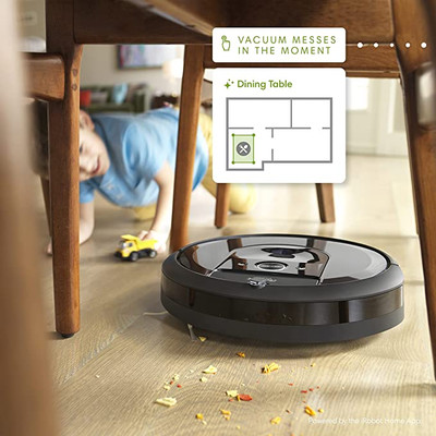 iRobot Roomba i7 (7150) Robot Vacuum- Wi-Fi Connected, Smart Mapping, Works  with Alexa, Ideal for Pet Hair, Works with Clean Base 