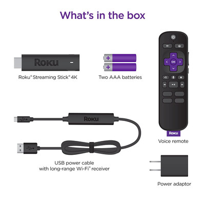 Roku Streaming Stick 4k Streaming Device 4k/hdr/dolby Vision With