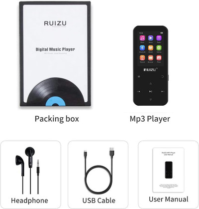 Bluetooth MP3 Player with Headphones, Sport Clip and Up to 128GB Expandable  Storage | Majority MP3 Player, Bluetooth Music Player | MP3 & Digital