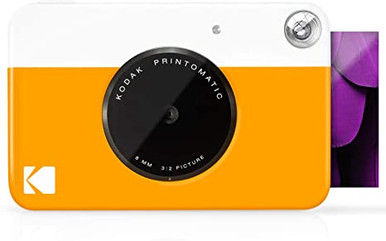 KODAK Printomatic Digital Instant Print Camera - Full Color Prints On ZINK  2x3 Sticky-Backed Photo Paper (Yellow) Print Memories Instantly - Blumaple  LLP