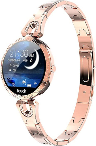 LONGLU Smart Watch for Women, Smartwatch Compatible for iOS