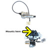 1986-1991 Camaro Firebird Hatch Pull-down Release Solenoid. Mounting location