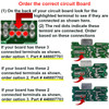 1990-92 Chevy GM GMC speedometer Circuit Board Repair Kit ordering options