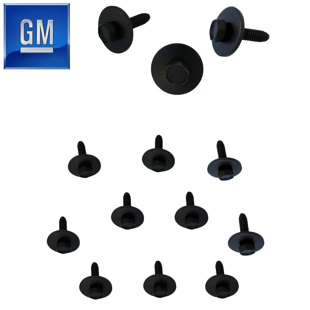 1982-92 Camaro Firebird Body Bolts. GM Black
