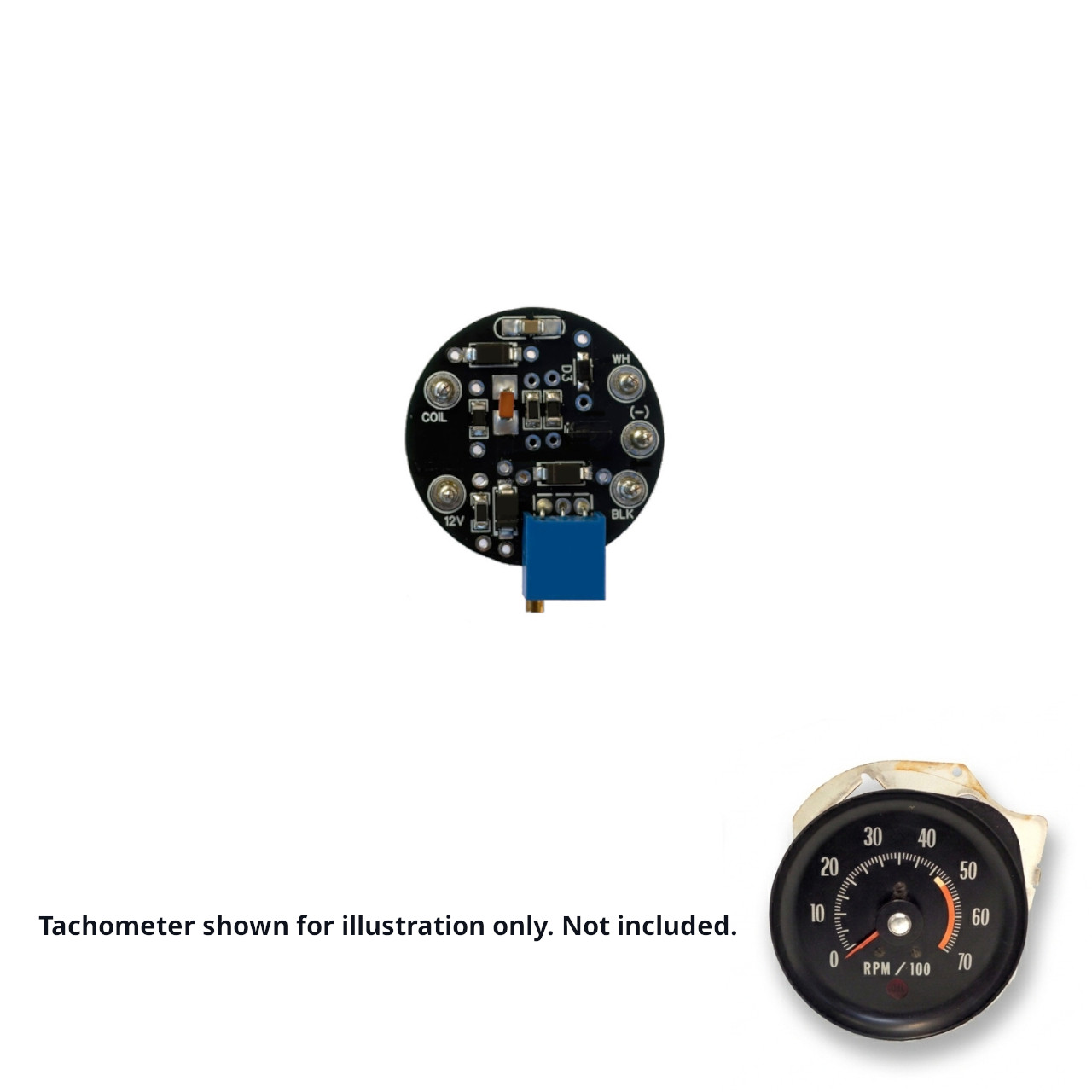 1971-1972 Chevelle, Monte Carlo, Malibu, El Camino, Tach Circuit Board 5-Pin