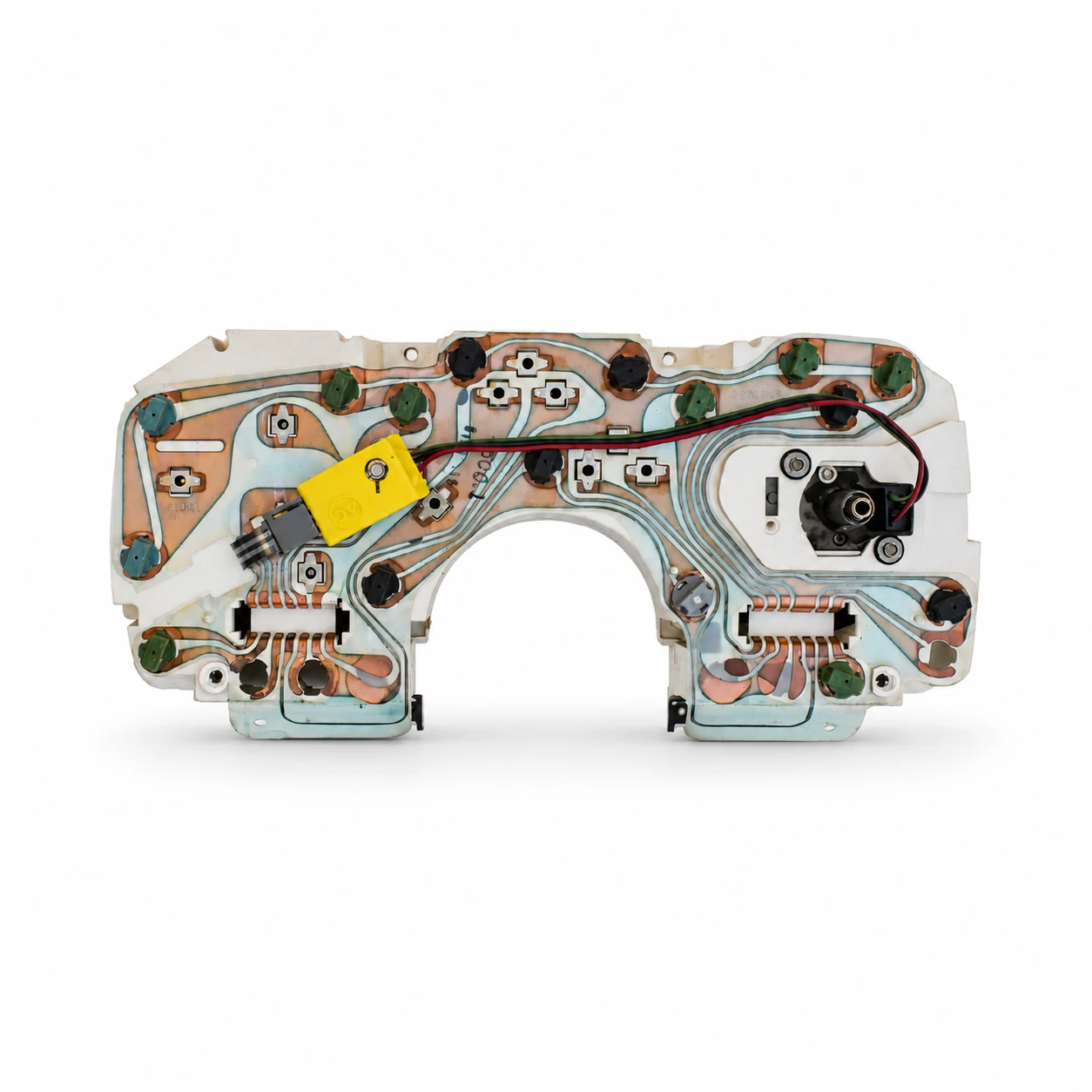 1982-1989 Camaro V8 Gauge Cluster back printed circuit board and plug area