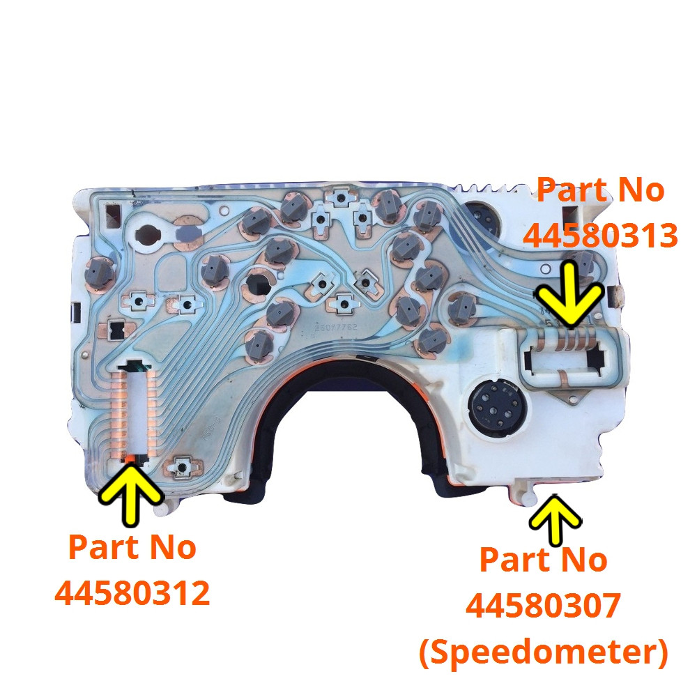 Pontiac Fiero Gauge Cluster Circuit Board Plug (Indicators)