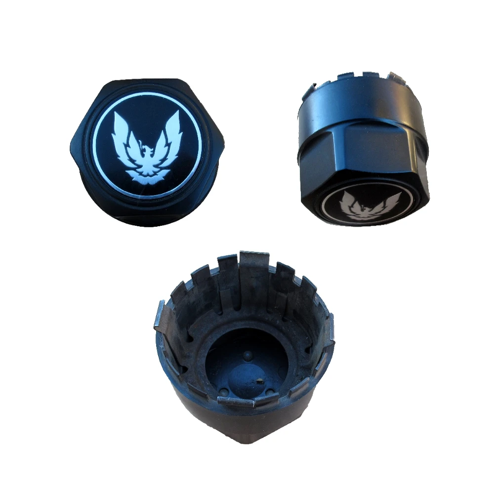 1985-92 Pontiac Firebird Wheel Center Cap Silver Bird