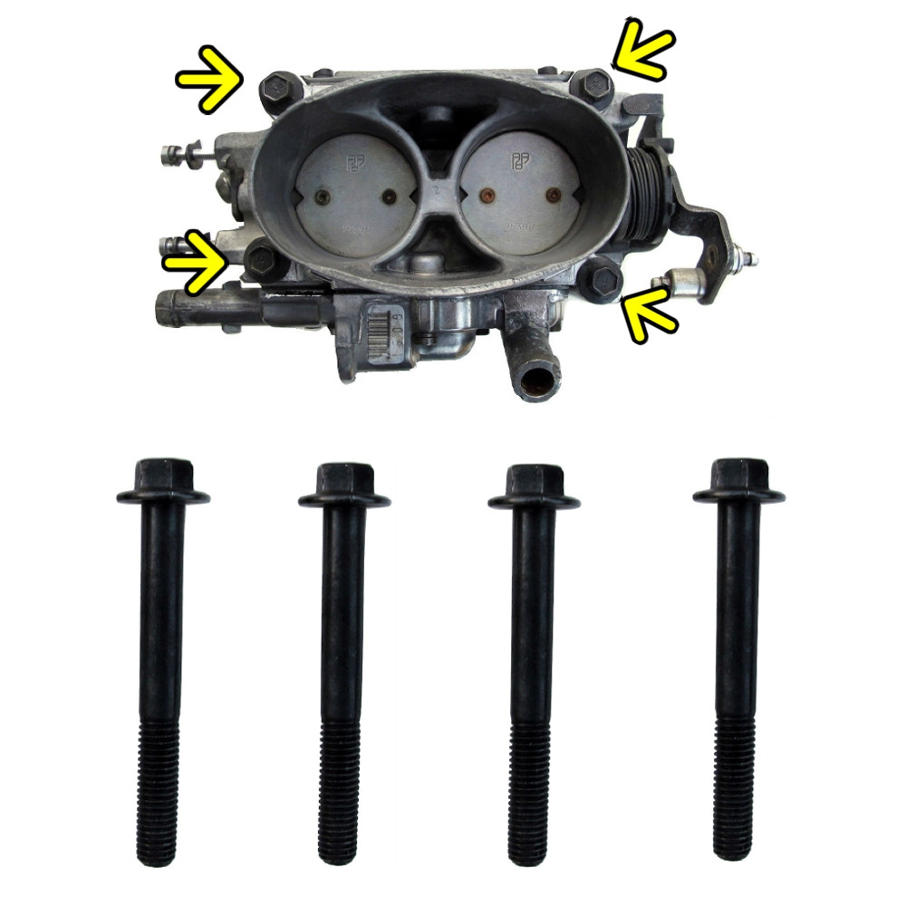 1985 1989 Camaro Firebird Tpi Throttle Body Mounting Bolt Set