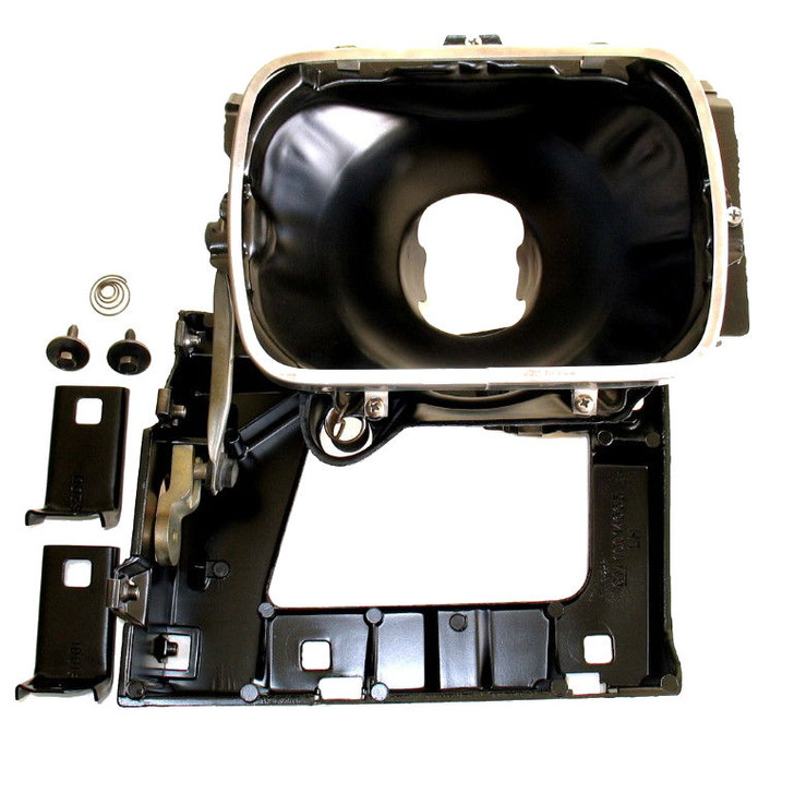 What are the compnents of the 1982-92 Pontiac Firebird Headlight Assembly