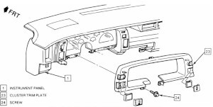 1990-92 Camaro gauge (instrument) cluster removal and installation