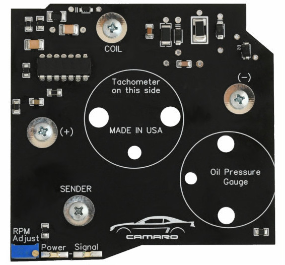 Trouble shooting the tachometer after the circuit board has been replaced.
