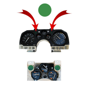 1982-89 Camaro Gauge Cluster Turn Signal Green Indicator Lens