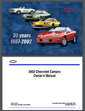 1993-2002 Chevy Camaro Owner's Manual - Free download