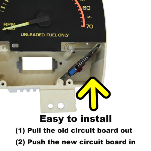 Ready to Install 1990 91 92 Camaro Tachometer Circuit Board Precalibrated