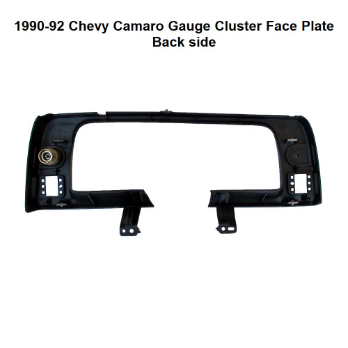 1990-92 Chevy Camaro Gauge Cluster Face Plate - Back