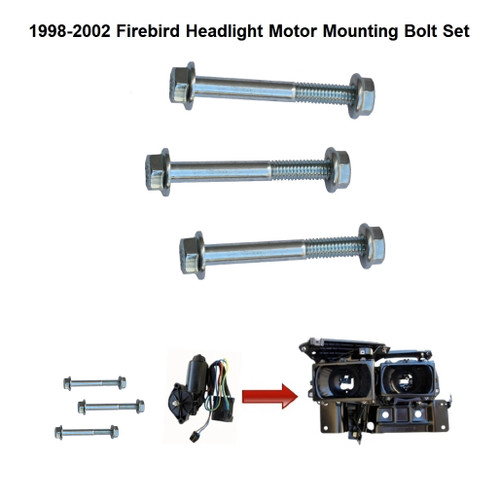1998-2002 Firebird Headlight Motor Mounting Bolt set