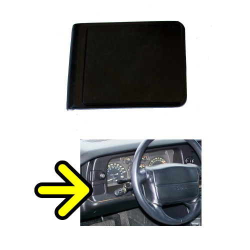 1990-92 Camaro Dash Panel Bezel GM part number 10095255 installation location