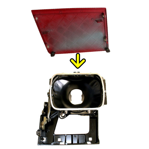 1982–90 Firebird LH Headlight Door – OEM Driver Side Cover