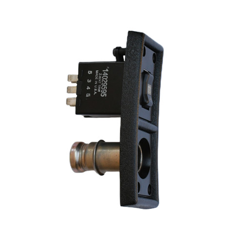 1982–1989 Chevy Camaro Rear Window Defogger Switch & Trim Panel - side 2 view