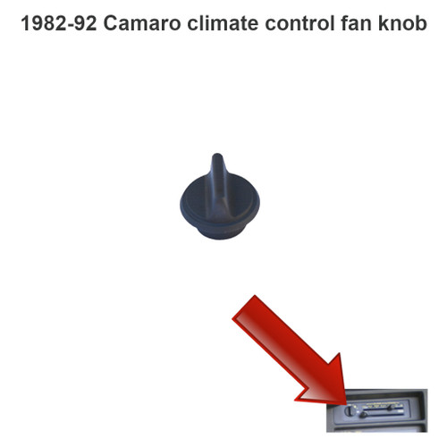 1982-92 Camaro Heater AC Fan Control Knob