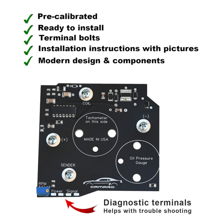 1982-89 Chevy Camaro Tachometer Circuit Board