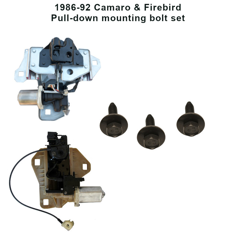 1986-1992 Camaro and Firebird Pull Down mounting bolt set