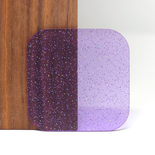 Purple Stardust Acrylic Sheet