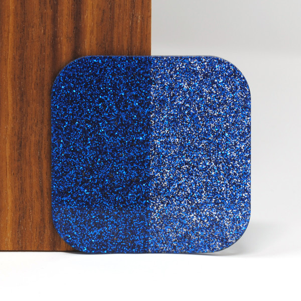 Royal Blue Glitter Acrylic Sheet