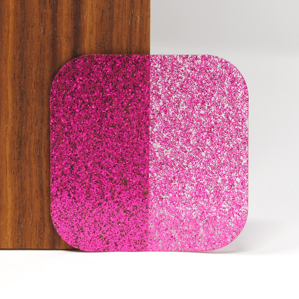 Fuchsia Glitter Acrylic Sheet