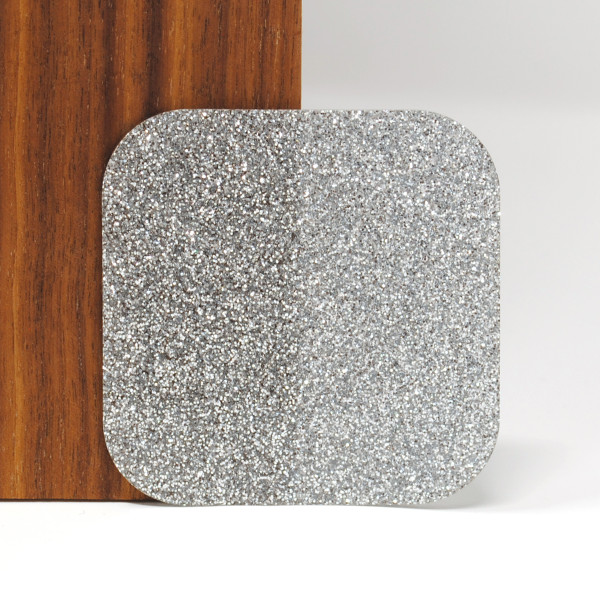 Silver Glitter Acrylic Sheet