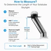 Solatube Skylight Kit w/ Extension Tubes (10" · 160DS · 2 x 20" Ext. Tubes)