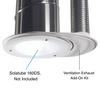 Solatube Ventilation Add-On Kit featuring a diffuser and ventilation hose attachment.