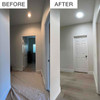Solatube Skylight Kit · For bathrooms, laundry rooms, closets and hallways (10" · 160 DS) before and after