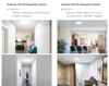 Four interior scenes show Solatube skylights installed in a hallway, kitchen, corridor, and bathroom.