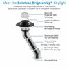 Solatube Skylight Kit with Integrated Night Light (10" · 160ISn · 2 x 20" Ext. Tubes)