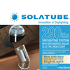 Solatube Skylight Kit with Integrated Night Light (14" · 290ISn  · 2 x 20" Ext. Tubes)