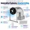 Whole House Fan EPS Plus Model Designed for 1000-2200 sqft Homes, 2500 CFM
