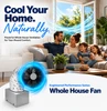 Whole House Fan EPS Plus Model Designed for 1000-2200 sqft Homes, 2500 CFM