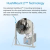 Whole House Fan ESP Ultra Model (2000-3200 sqft homes) HushMount Technology