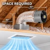 Whole House Fan EPS Ultra Model - Designed for 2000-3200 sqft Homes, 3785 CFM