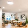 Solatube Low-Profile Skylight Kit with Integrated Night Light for Hurricane Zones (14" · 290ISn LP HVHZ) Living room