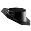 Solatube Pitched Metal Flashing, black, angled view. Solatube Pitched Metal Flashing, black, angled view.
