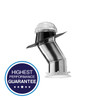 Solatube skylight kit featuring a clear dome, reflective tubing, and a ceiling diffuser with a "Highest Performance Guarantee" badge.
