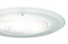 Solatube TierDrop Acrylic Fixture, a round, white, tiered skylight accessory.
